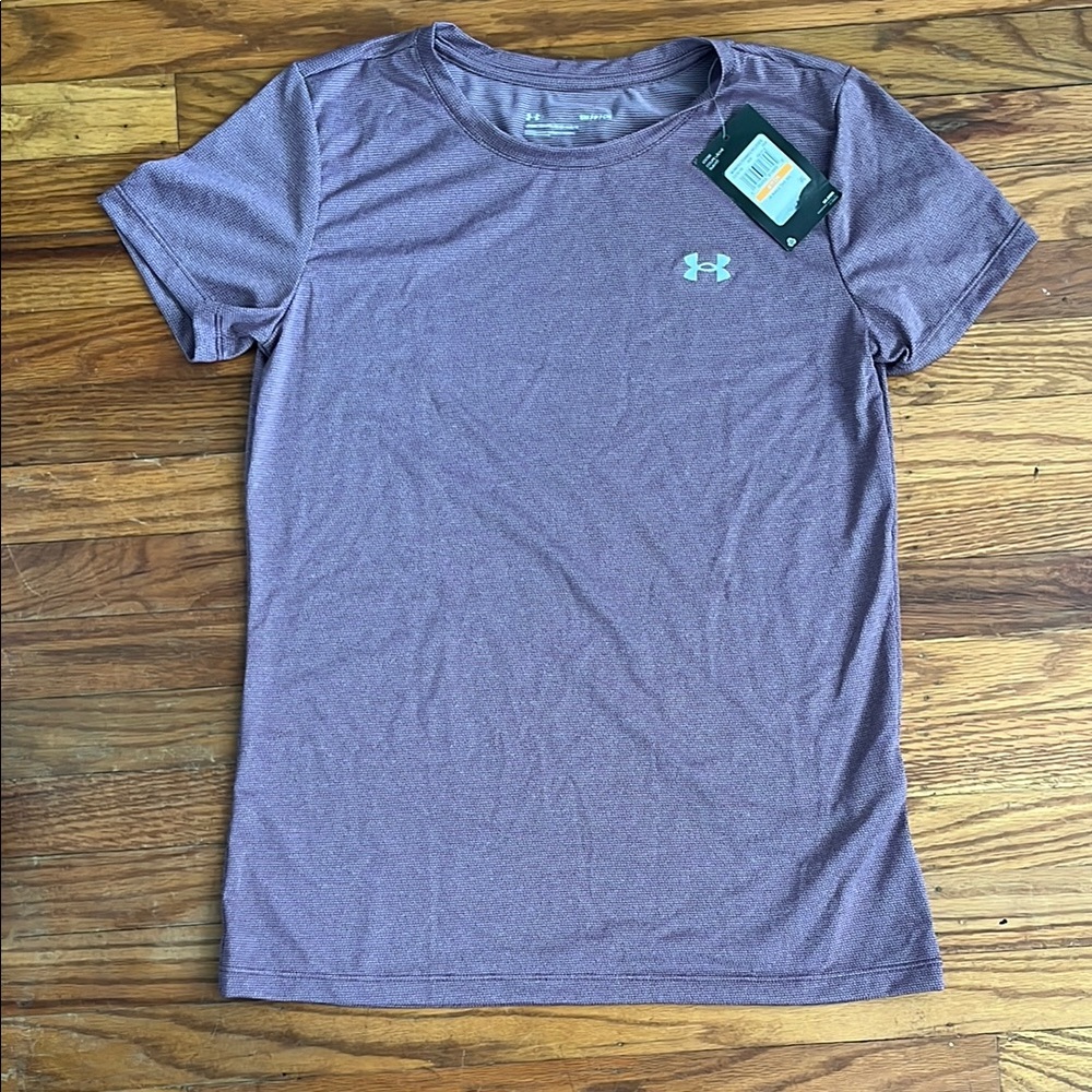 Under Armour Heathered Purple Tee
